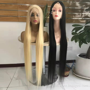 613 lace frontal wig vendors virgin brazilian wigs for black women natural color blonde 13x4 transparent lace human hair wig